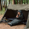 Ультралёгкий спальный мешок NATUREHIKE CNK2350WS023 M320 хлопковый с капюшоном весна осень камуфляжный, молния справа 6975641889205
